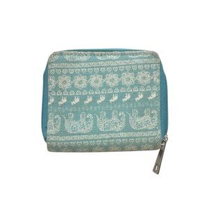 5/$15 MUST BUNDLE Blue Patterned Women's Elephant Wallet